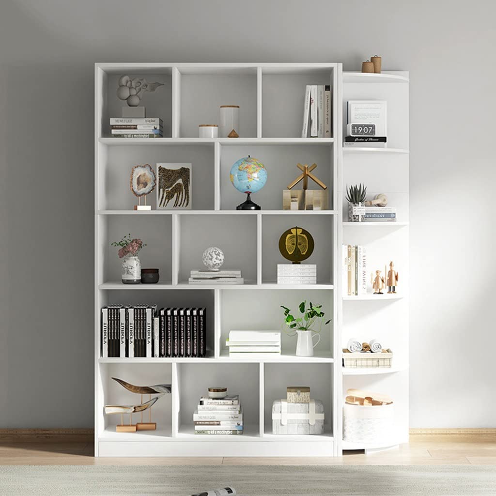 Amazon.com: JIQHOHX Cube Bookcase with Corner Cabinet, Office